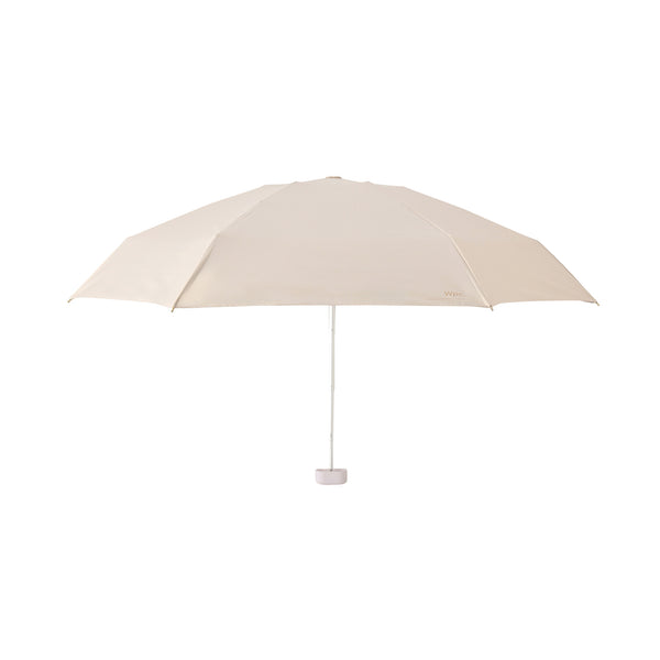 遮光ポシェットtiny 折りたたみ傘 46cm ベージュ（晴雨兼用