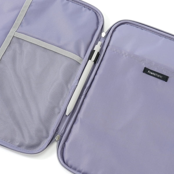 アーチキルト タブレットケース ブルーグレー