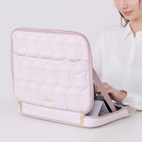 ノーブルキルト PCケース 13～14インチ ライトピンク