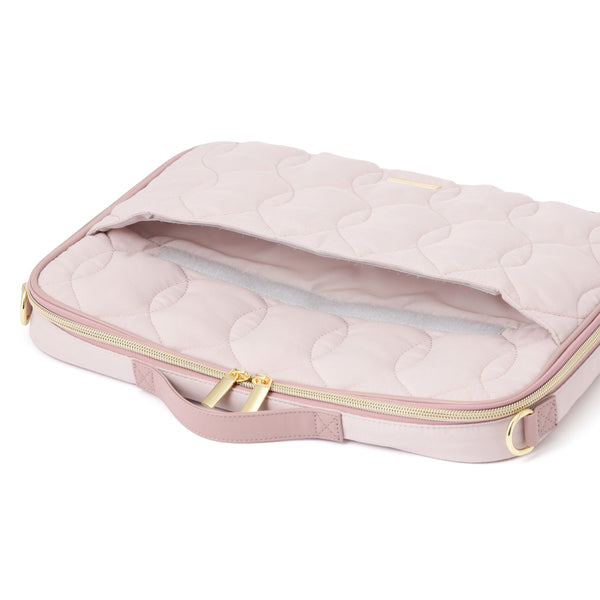 ノーブルキルト PCケース 13～14インチ ライトピンク