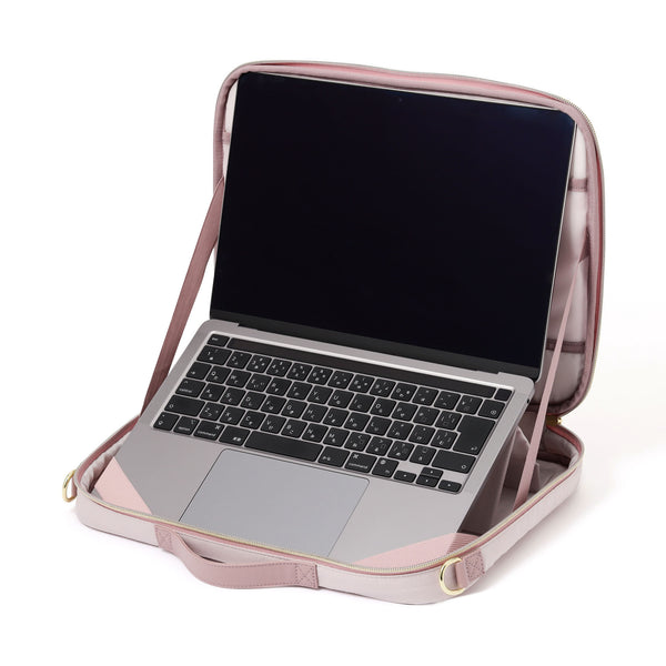 ノーブルキルト PCケース 13～14インチ ライトピンク