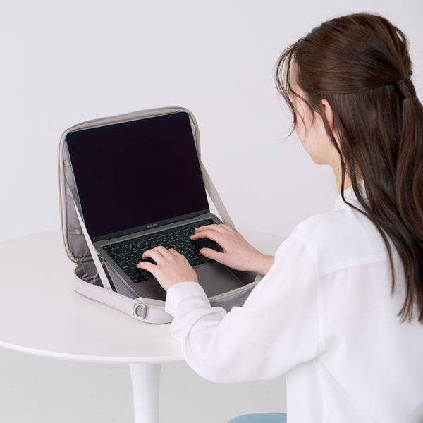 ノーブルキルト PCケース 13～14インチ ベージュ