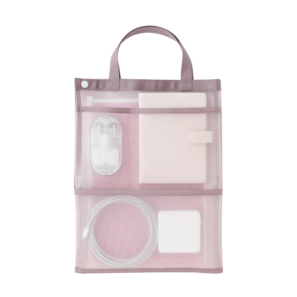 ノーブルキルト バッグインバッグ ライトピンク