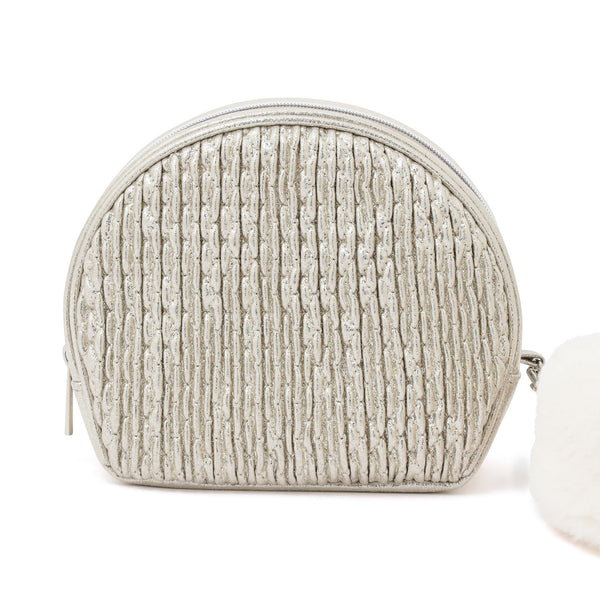 シャイニーホイル ポーチ S シルバー