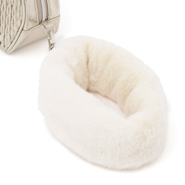 シャイニーホイル ポーチ S シルバー