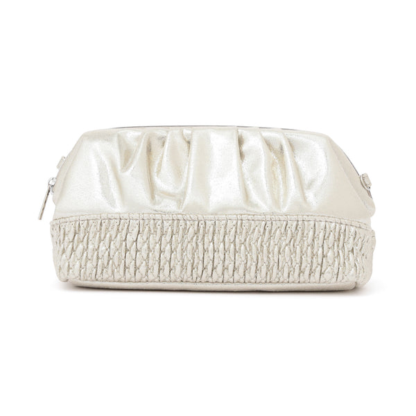 シャイニーホイル ワイヤーポーチ シルバー