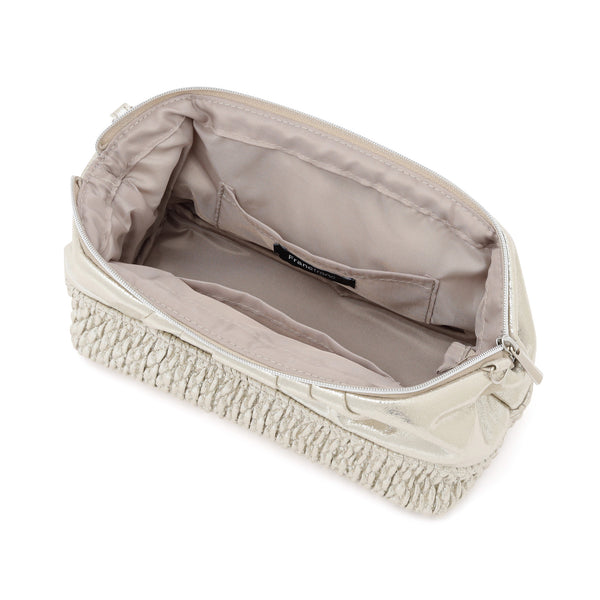 シャイニーホイル ワイヤーポーチ シルバー