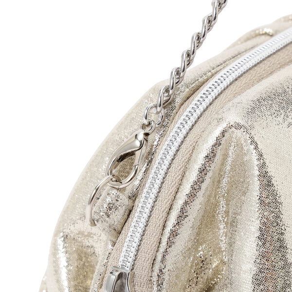 シャイニーホイル ワイヤーポーチ シルバー