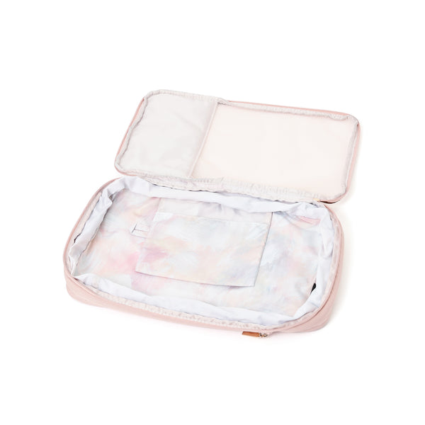 モダンパレット 圧縮オーガナイザー S ブラウン×ピンク