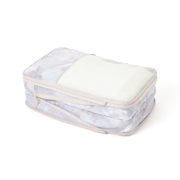 モダンパレット 圧縮オーガナイザー M ベージュ×グレー