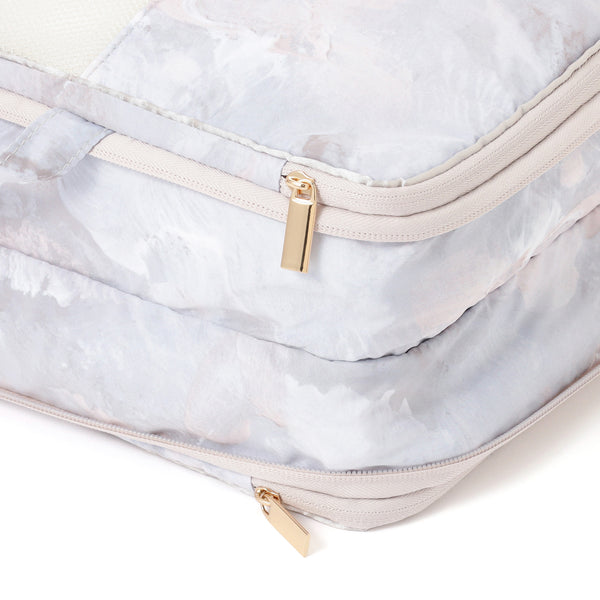 モダンパレット 圧縮オーガナイザー M ベージュ×グレー