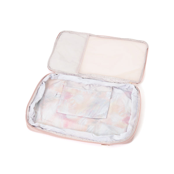 モダンパレット 圧縮オーガナイザー M ブラウン×ピンク