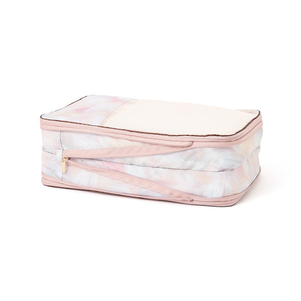 モダンパレット 圧縮オーガナイザー M ブラウン×ピンク