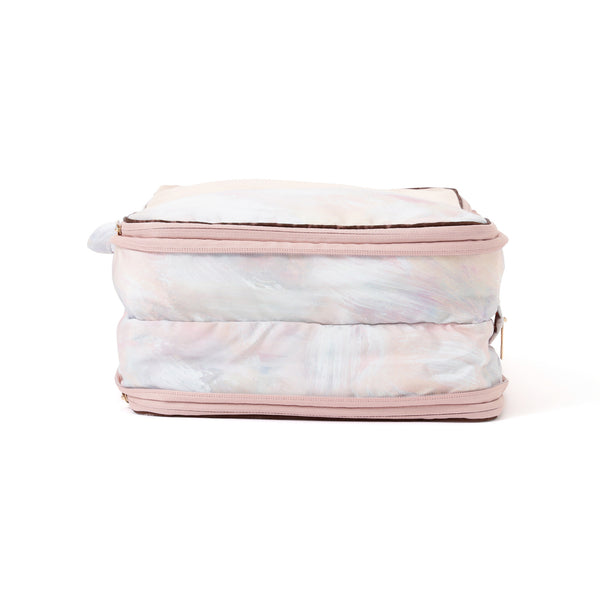 モダンパレット 圧縮オーガナイザー M ブラウン×ピンク