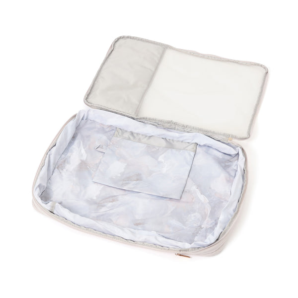 モダンパレット 圧縮オーガナイザー L ベージュ×グレー