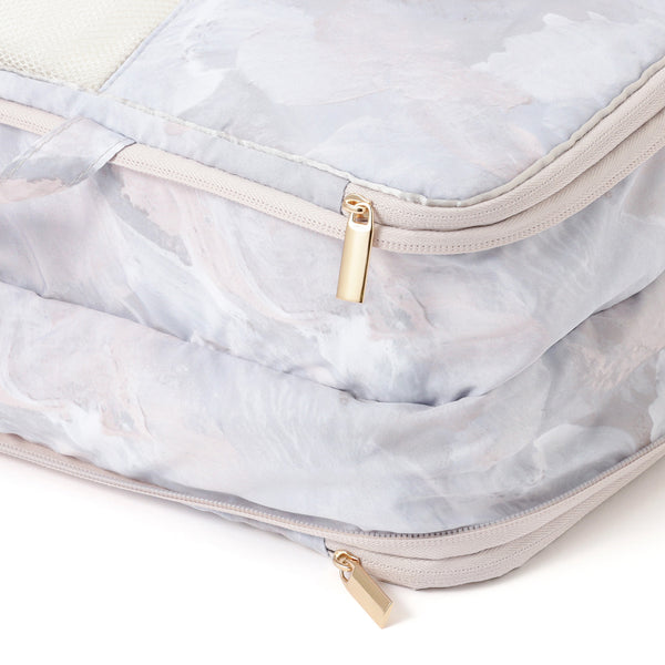 モダンパレット 圧縮オーガナイザー L ベージュ×グレー