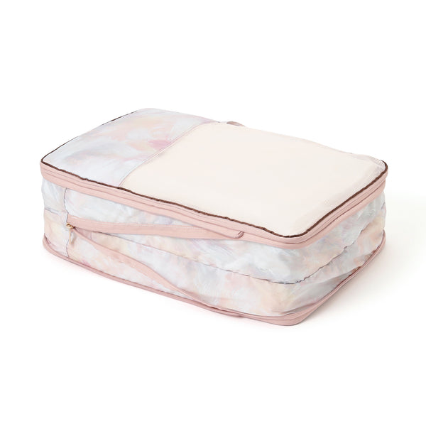 モダンパレット 圧縮オーガナイザー L ブラウン×ピンク