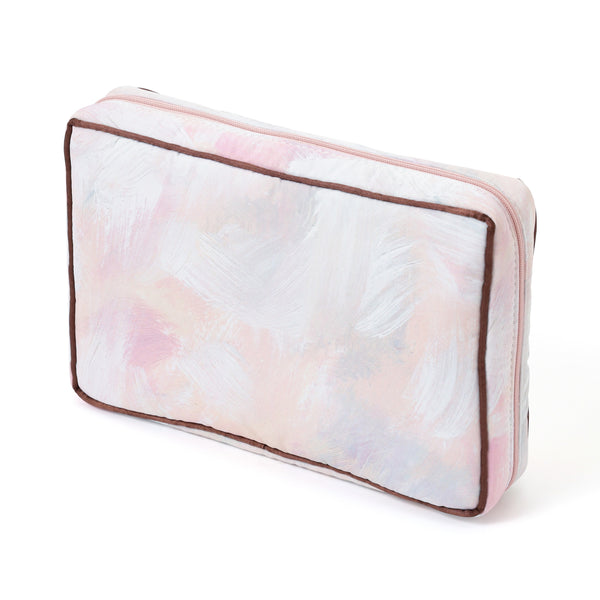 モダンパレット ハンギングポーチ L ブラウン×ピンク