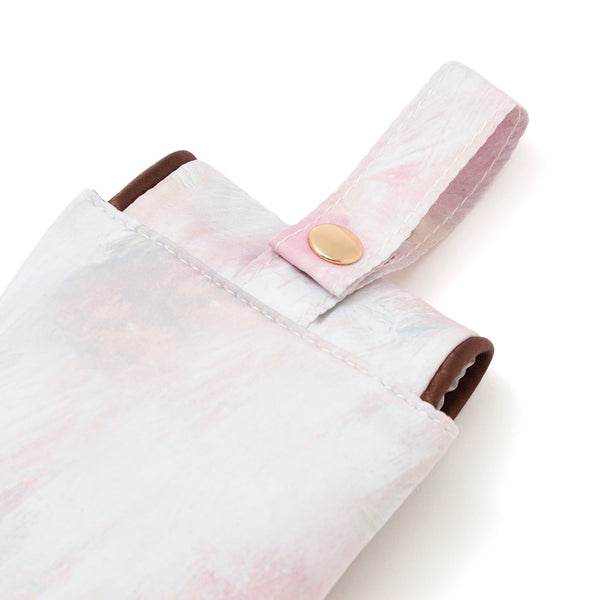 モダンパレット ヘアアイロンケース ブラウン×ピンク