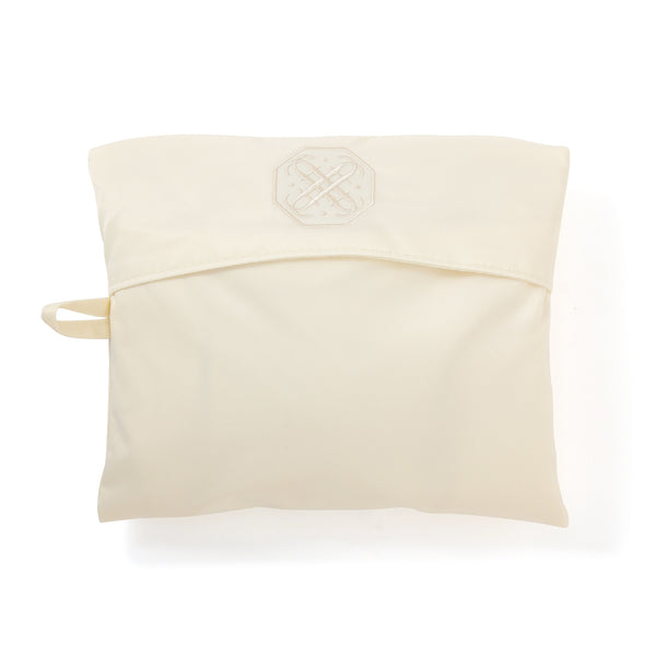 バイカラーサテン 圧縮オーガナイザー M ミント×アイボリー