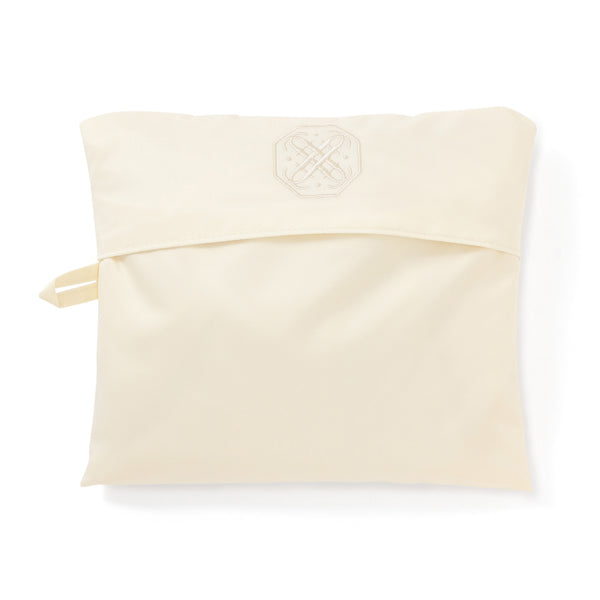 バイカラーサテン 圧縮オーガナイザー L ミント×アイボリー