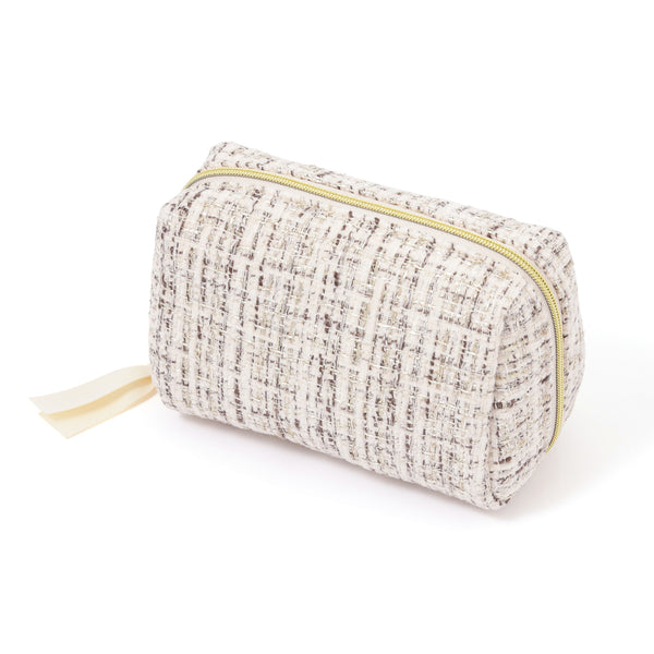 限定カラー】ツイード ポーチ S ホワイト | Francfranc（フランフラン