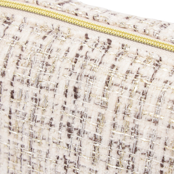 限定カラー】ツイード ポーチ S ホワイト | Francfranc（フランフラン