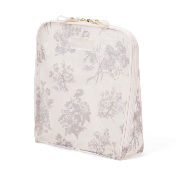 クラシックフラワー メッシュ ツールスタンドポーチ ライトピンク