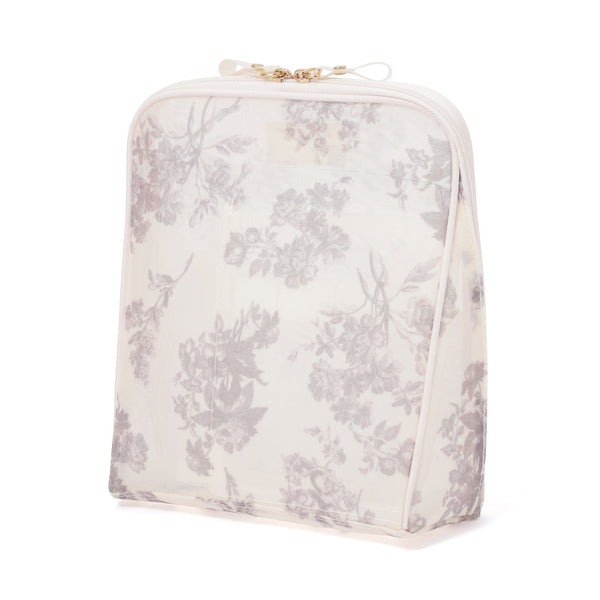 クラシックフラワー メッシュ ツールスタンドポーチ ライトピンク