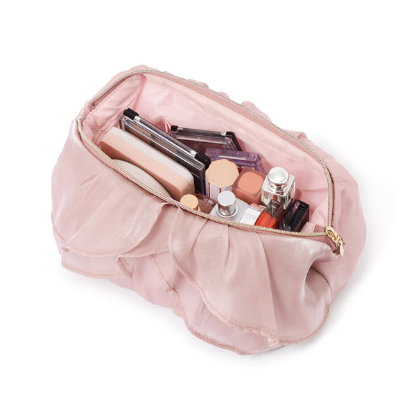 オーガンジーフラワー ワイヤーポーチ ピンク | Francfranc（フラン