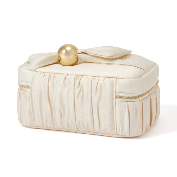パールブロッサム バニティポーチ S アイボリー