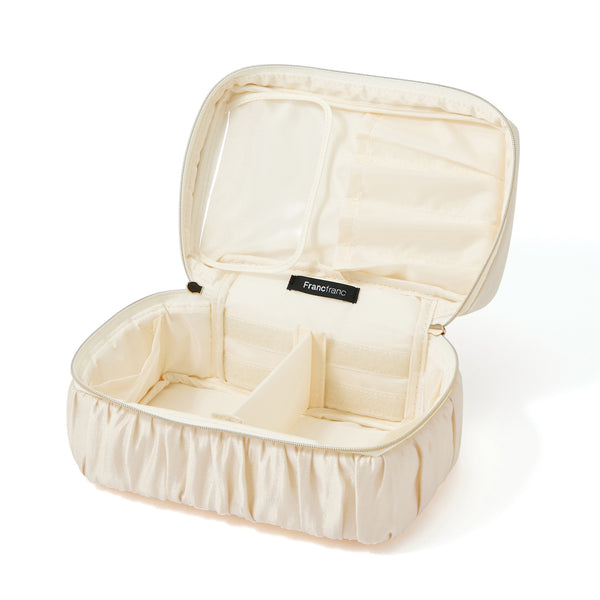 パールブロッサム バニティポーチ S アイボリー