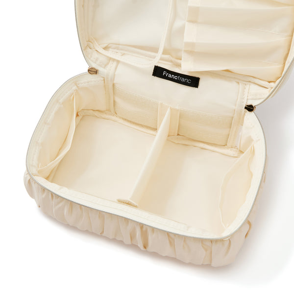 パールブロッサム バニティポーチ S アイボリー