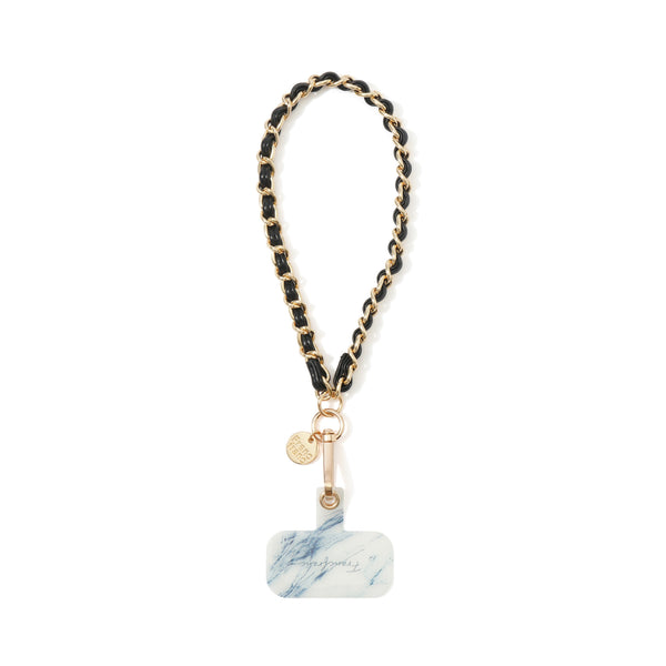 スマホハンドストラップ チェーン 2 ブラック