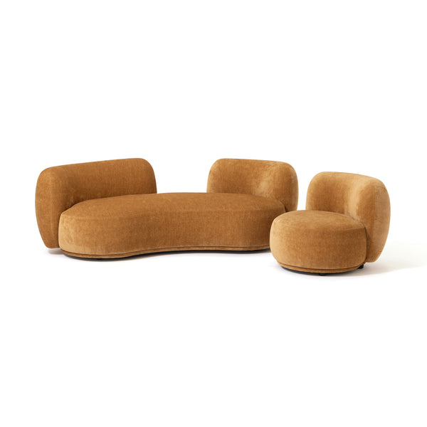 ボヌール ソファ 3S イエロー (W2000) | Francfranc（フランフラン