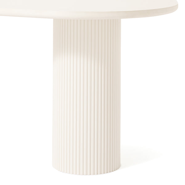 パルム ダイニングテーブル ホワイト（W1600）