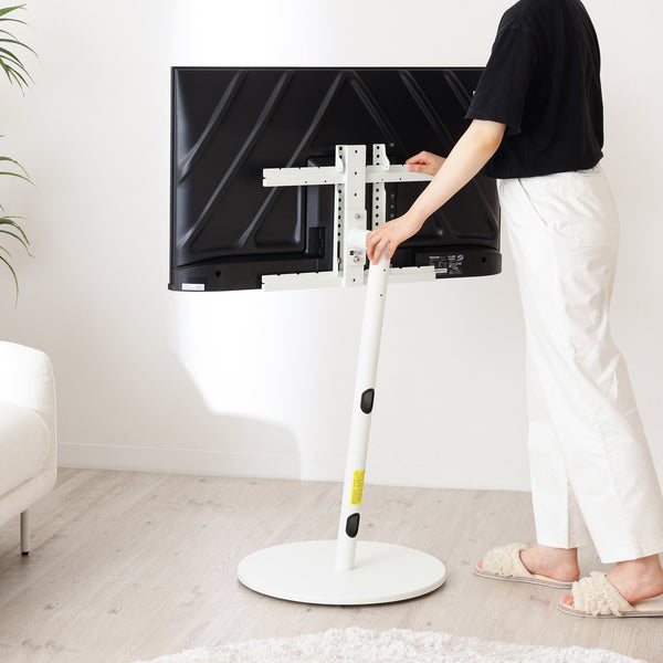 【EC限定】WALL A2ロータイプ テレビスタンド サテンホワイト