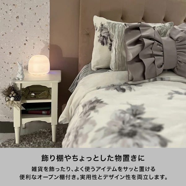 Francfrancミーオ ナイトテーブル ホワイト（W350×H500） ミーオ ナイトテーブル ホワイト（W350×H500） | Francfranc