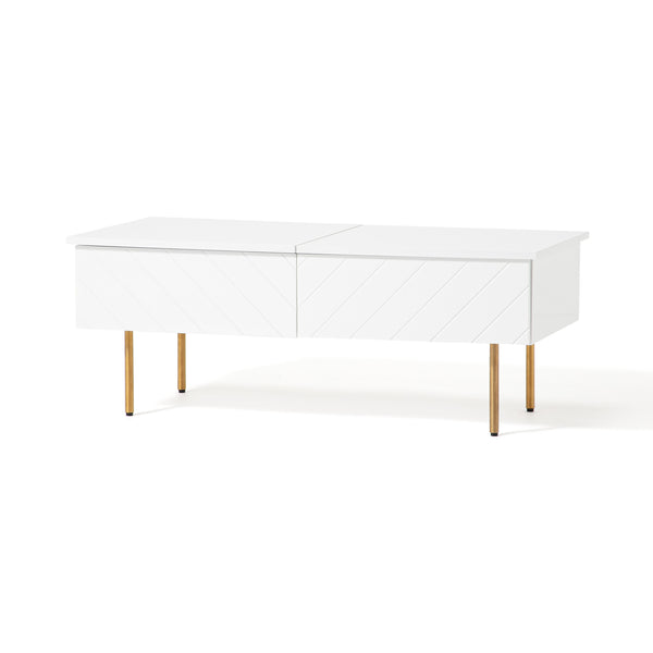 ソルティール リフティングテーブル 2 ホワイト（W1000） | Francfranc 