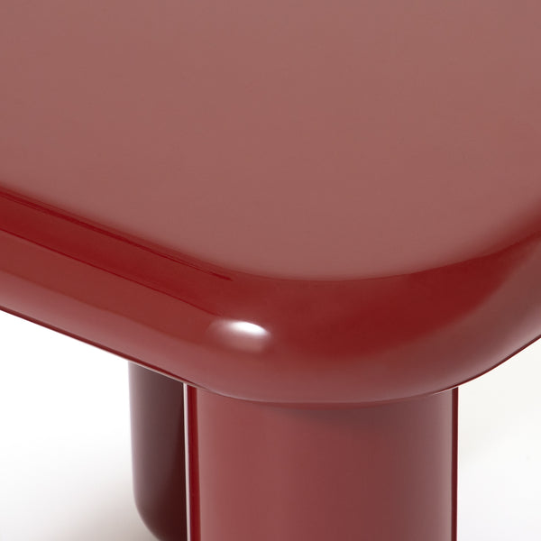 カラット コーヒーテーブル レッド(W500)