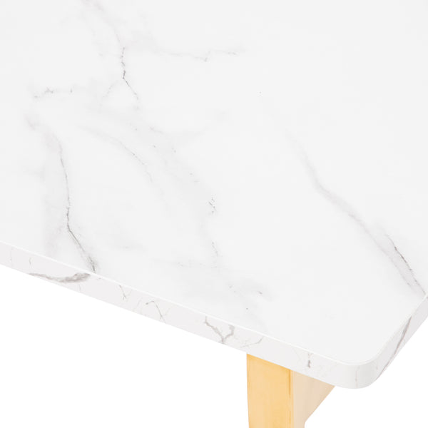 クラッシー フォールディングテーブル 2 マーブル×ゴールド