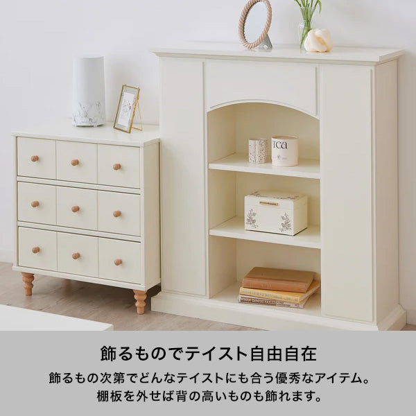 展示品】マントルピース型シェルフ M ホワイト_イオンモール茨木店