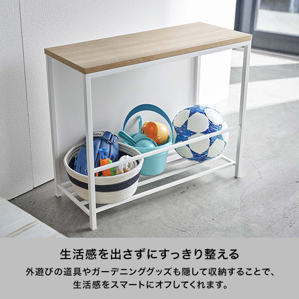 収納付き玄関ベンチ 収納付き玄関ベンチ タワー ホワイト | Francfranc（フラン