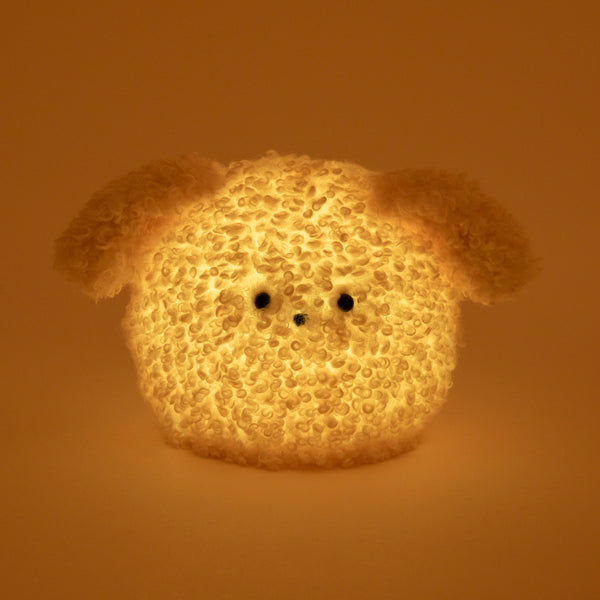 ぬいランプ ドッグ アイボリー