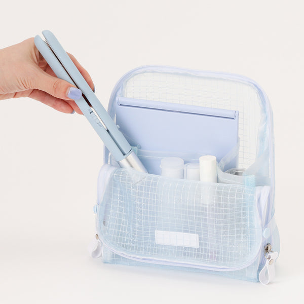 USBコンパクトストレートアイロン ブルー