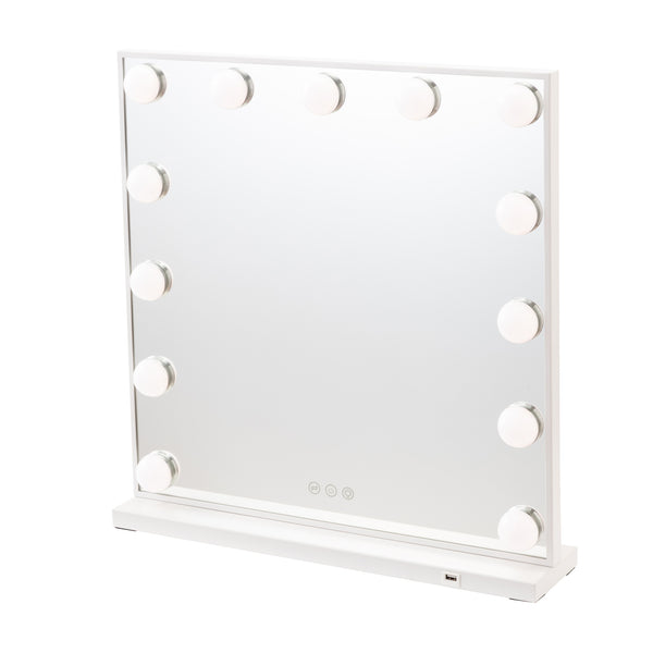 新品未使用 Francfranc エルドラド ハリウッドミラー ホワイト エルドラド ハリウッドミラー 2 ホワイト | Francfranc（フランフラン