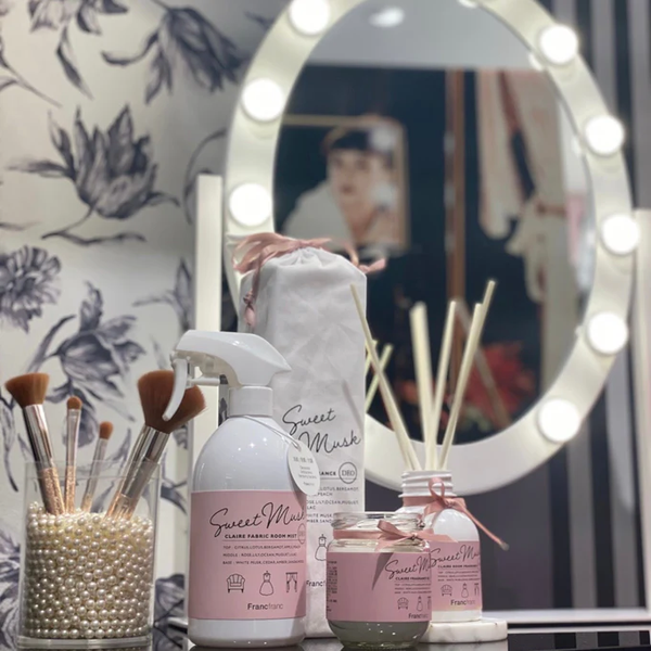 フッツェ ハリウッドミラー ラウンド 3 ホワイト | Francfranc（フラン