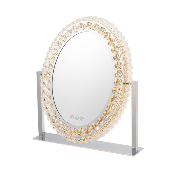 フランフラン　鏡　フッツェ ハリウッドミラー ラウンド Francfranc(フランフラン) フッツェ ハリウッドミラー ラウンド L