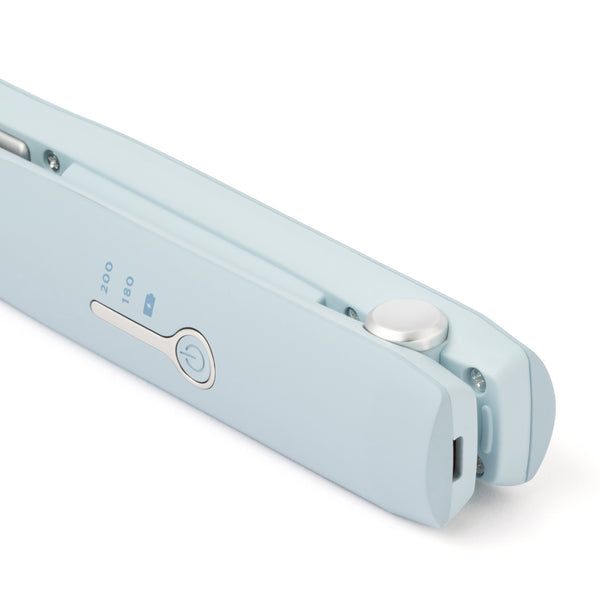 モバイルヘアアイロン ブルー
