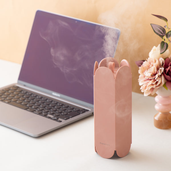 【充電式】アーチ 超音波加湿器  ピンク